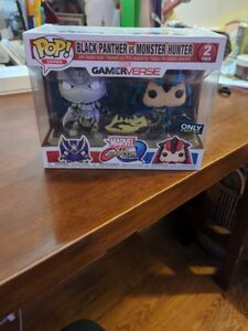 POP! Funko Marvel vs. Capcom Black Panther vs Monster Hunter Best Buy Exclusive 海外 即決