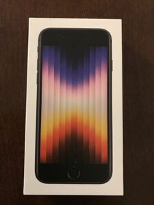 At&t Prepaid, Apple iPhone SE 5G (3rd Gen) 64GB - Black - Brand New Sealed 海外 即決