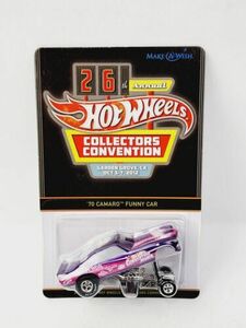 HOT WHEELS 26TH CONVENTION '70 CAMARO FUNNY CAR SUPER LOW #65 NEW VERY NICE N361 海外 即決