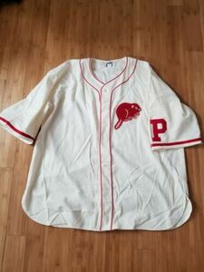 Vintage Ebbets Field Flannels Portland ( Oregon) Beavers wool Jersey size XXXL 海外 即決