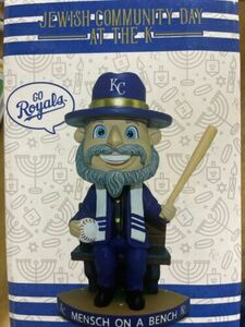 Royals Mensch on a Bench Bobblehead - only 408 of them - RARE 海外 即決
