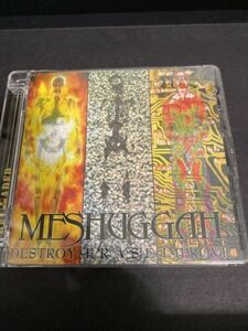 Meshuggah - Destroy Erase Improove-Reloade - Meshuggah CD Outer Case Has Cracks 海外 即決