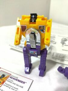 INCOMPLETE - Transformers G2 Scavenger Constructicon Transforming Robot 1992 海外 即決