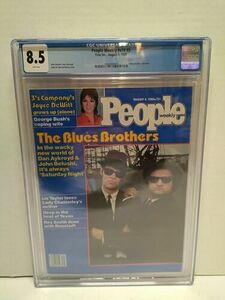 The Blues Brothers People Magazine Cgc Graded 8.5 Dan Aykroyd John Belushi 海外 即決