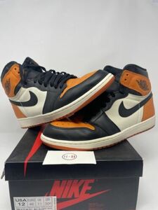 エアジョーダン 1 Retro High OG Shatteレッド Backboard 30cm(US12) 555088-005 100% Authentic 海外 即決