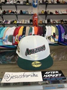 Arizona Diamondbacks Script Hat Fitted Size 7 1/8 Pro Image New Era Two Tone New 海外 即決