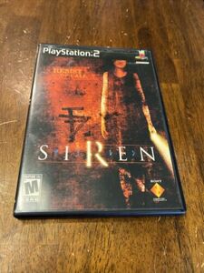 Siren (Sony PlayStation 2 2003) PS2 Black Label CIB Complete w/ Manual NICE DISC 海外 即決