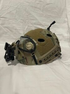 Ops Core Carbon Bump Helmet Multicam W/ Wilcox 28300G01 NVG Mount M/L 海外 即決