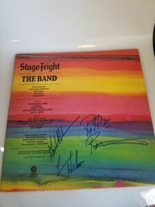 Stage FRight The Band Signed Record 海外 即決