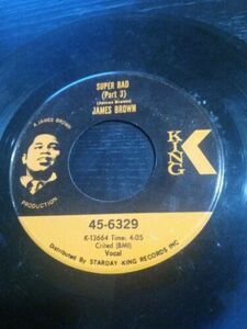 James Brown "Super Bad (Part 1, Part 2)/Super Bad (Part 3)" Northern ソウル 45 RPM 海外 即決