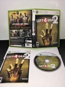 Left 4 Dead 2 (Microsoft Xbox 360 2009) Complete CIB With Manual Tested Working 海外 即決