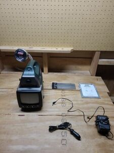 Coleman King Cobra Multi-Function Unit w/ Lantern, AM/FM Radio, B/W 5” TV WORKS! 海外 即決