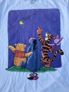 Vintage 90s Winnie The Pooh T-Shirt Disney Tigger Size Large Y2K 海外 即決