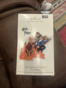 2011 Hallmark Keepsake Harry Potter Ornament - Fleeing the Fiendfyre 海外 即決