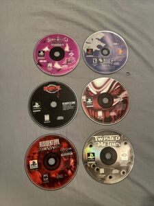 PlayStation 1 Ps1 Game Lot Not Working Twisted Metal Resident Evil Wild Arms 海外 即決