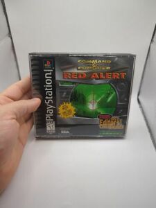 Command And Conquer Red Alert Playstation 1 PS1 Complete in Box 海外 即決