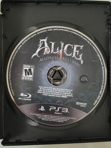 Alice: Madness Returns (Sony PlayStation 3 PS3, 2011) Tested Working Ships FAST 海外 即決