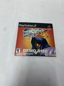 PlayStation 2 Tekken 4 Demo Disc Namco PS2 VERY RARE 2001 海外 即決