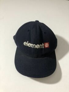 Vintage Element Cap 90s 2000s Brown Flexfit Hat Skateboards Skate Surf 海外 即決