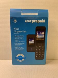 AT&T Cingular Flex, 4GB, Charcoal, Prepaid Phone - 4G AT&T ? Open Box ? 海外 即決