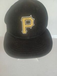 VTG NEW ERA 59 Pittsburgh Pirates Baseball Hat/Cap SZ 7 1/4 OFFICIAL ON FIELD 海外 即決