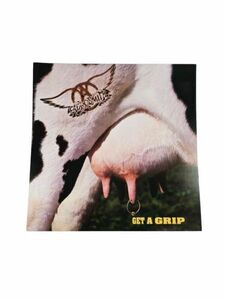 AEROSMITH - Get a Grip / PROMOTIONAL POSTER FLAT - 12" X 12" - 1993 VG RARE! 海外 即決