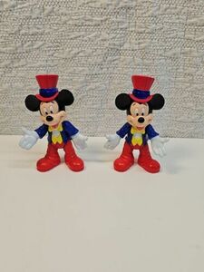 Vintage 90s (Disney) "MICKEY MOUSE" Epcot Center PVC (Patriotic) Figure 4" Rare! 海外 即決