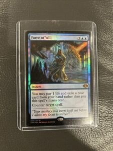 MTG Force of Will Foil Dominaria Remastered Mythic 海外 即決