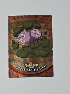 #110 Weezing Topps TV Animation ポケモン Blue Logo LP HOLO 海外 即決