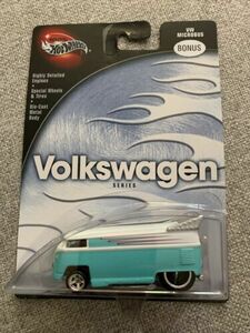 NEW Hot Wheels VW Beetle 100% Volkswagen Microbus Series Blue 海外 即決