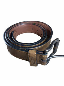 Dickies Genuine Brown LEATHER Belt MEN'S Size: 44 海外 即決