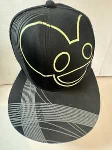 Deadmau5 Adjustable Baseball Cap SnapBack Black Hat Glow Logo 海外 即決