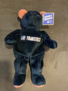 2000 Salvinos Bammers Barry Bonds Black Bear #25 San Francosco Giants W/ TAG 9" 海外 即決