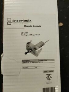 * Lot of 10*NEW Interlogix GE Security 3012-N Magnetic Contact 海外 即決