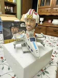Tampa Bay Rays Kevin Kiermaier Star Wars X-Wing Bobblehead Giveaway MLB Baseball 海外 即決