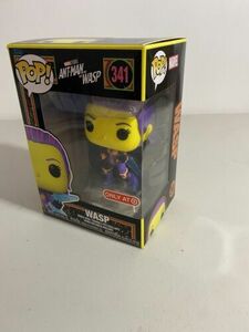 Funko POP #341 Marvel Ant-Man and the Wasp Black Light Wasp Exclusive Figure New 海外 即決
