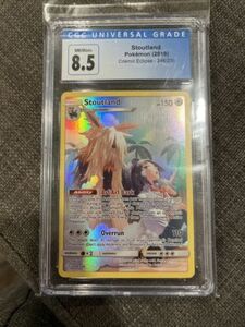 CGC 8.5 NM/Mint+ ポケモン TCG Stoutland Cosmic Eclipse 248/236 Holo Secret Rare 海外 即決