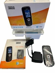 [New, Collectible, Rare] Nokia Classic 2600 - Black (AT&T) Cellular Phone 海外 即決