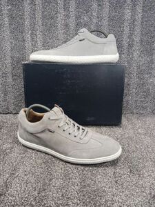 New Piloti Shift Driving Shoes Mens Sz 14 Gray Suede Leather 24H Le Mans Sparco 海外 即決