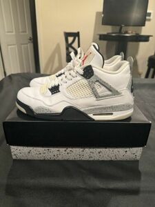 29.5cm(US11.5) - Jordan 4 Retro OG Mid White Cement 海外 即決