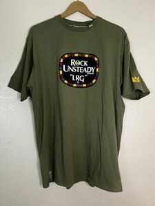 Vintage Y2K LRG Lifted Research Group Rock Steady Brand 40oz Malt T Shirt Size L 海外 即決