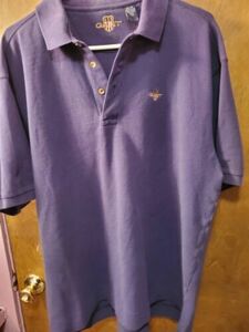 GANT Mens Vintage Polo Shirt XL Blue Regular Pullover Cotton USA 海外 即決