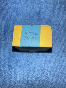 Dinky Toys Car Tires “Vintage” Box Never Opened! Size 082—-12 Tires Total RARE! 海外 即決