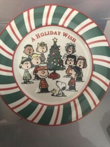 Snoopy Peanuts A Holiday Wish Christmas Holiday Bowl 7” 海外 即決