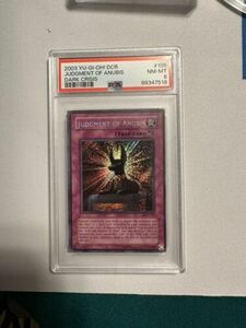 Yu-Gi-Oh! TCG Judgment of Anubis Dark Crisis DCR-105 Unlimited Secret Rare PSA 8 海外 即決