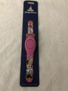 Walt Disney World 50th Anniversary Minnie and Daisy Pink Magic Band with Slider 海外 即決