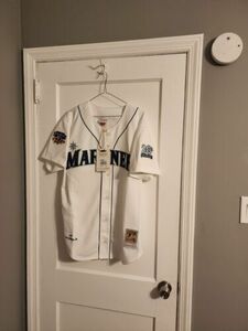 100% Authentic Mitchell & Ness 1997 Ken Griffey Jr. Mariners Jersey Sz 44 Large 海外 即決