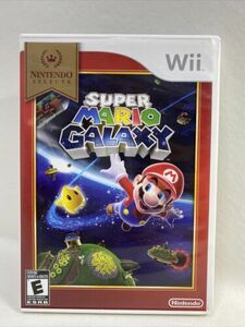 Wii Super Mario Galaxy-Pre Owned 2007 Tested Good Condition 海外 即決