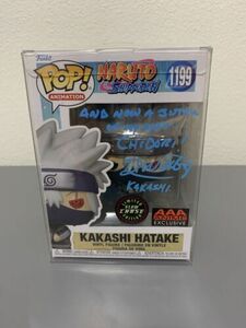 Mint Funko POP Naruto Shippuden Kakashi Hatake Chase AAA Anime SIGNED 海外 即決