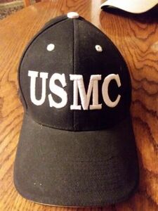 United States Marine Corps Black Cap Embroidered Adjustable City Hunter Hat 海外 即決